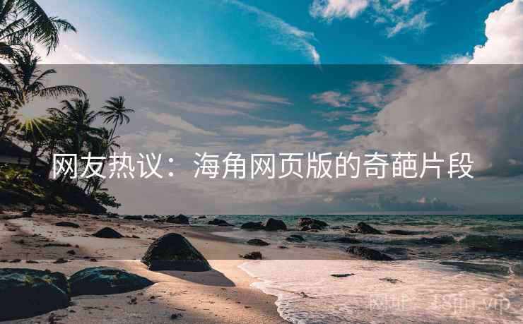 网友热议：海角网页版的奇葩片段